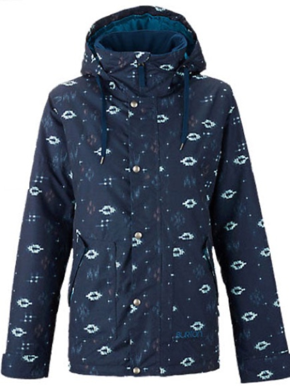 💙 Burton Ginger Women Dryride 10K Snowboard Jacket Waterproof Winter Coat S EUC